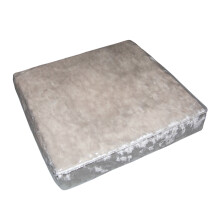 (Double, Champagne) Belledorm Divan Crushed Velvet Base Wrap