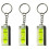 3Pcs Magnetic  Bubble Level with Keychain of Interior Decoration,Pocket-Sized Precision Tool for Construction 1