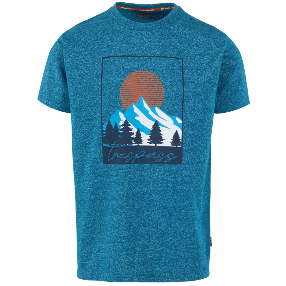 Trespass (M, Bondi Blue) Mens Idukki T-Shirt