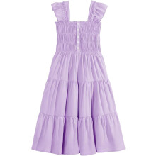 Vestido de verano para niñas elegante con mangas abullonadas 10-11 años 150 cm — vestido fiesta niña