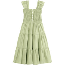 Vestido de Verano Elegante para Niñas con Mangas Abullonadas 11-12 años 160 cm — vestido fiesta niña
