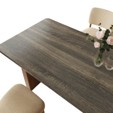 Möbelfolie Dunkelholz Selbstklebend Tapete Arbeitsplatte Holzoptik 40x300cm — klebefolie für möbel, vinylfolie holzoptik, furnier dunkles holz