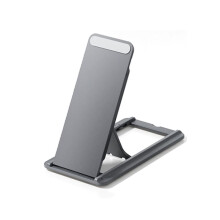 Suporte Universal para Tablet, Suporte Dobrável para Armazenamento, Suporte para Tablet Adesivo para Leitor de e-Book, Suporte para Tablet, Cinza