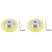 2X Diameter 60Mmx6Mm Industrieel Aluminium Meten Encoder Meterwiel voor Industriële Encoder Accessoires Encoderwiel