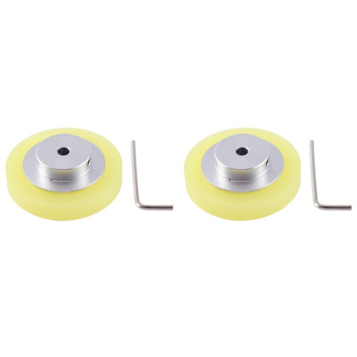 2X Diameter 60Mmx6Mm Industrieel Aluminium Meten Encoder Meterwiel voor Industriële Encoder Accessoires Encoderwiel