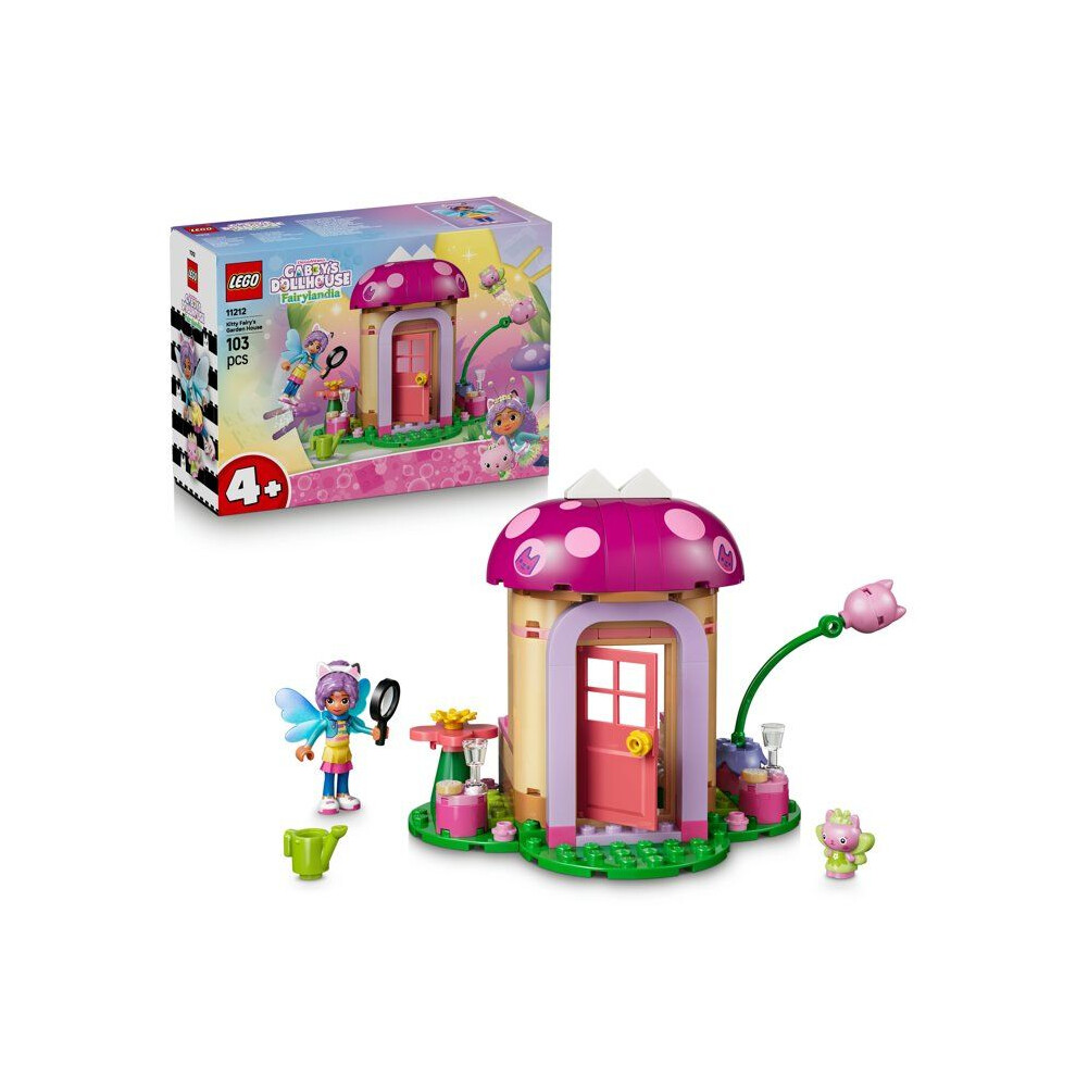 Lego Gabby's Dollhouse 11212 Kitty Fairy's Garden House Age 4+ 103Pcs