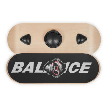 Tabla de equilibrio de madera-Duoku-con base ajustable a 3 niveles-ideal para el entrenamiento del tronco, el equilibrio