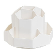 Organizadores de LáPis GiratóRios, 9 Compartimentos, Organizadores de Mesa GiratóRios de 360 Graus, Organizadores de Mesa (Branco)