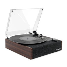 Victrola VTA-74-ESP Eastwood II Turntable - Dual Bluetooth - 3 Speed - Built-in Speaker (Espresso)