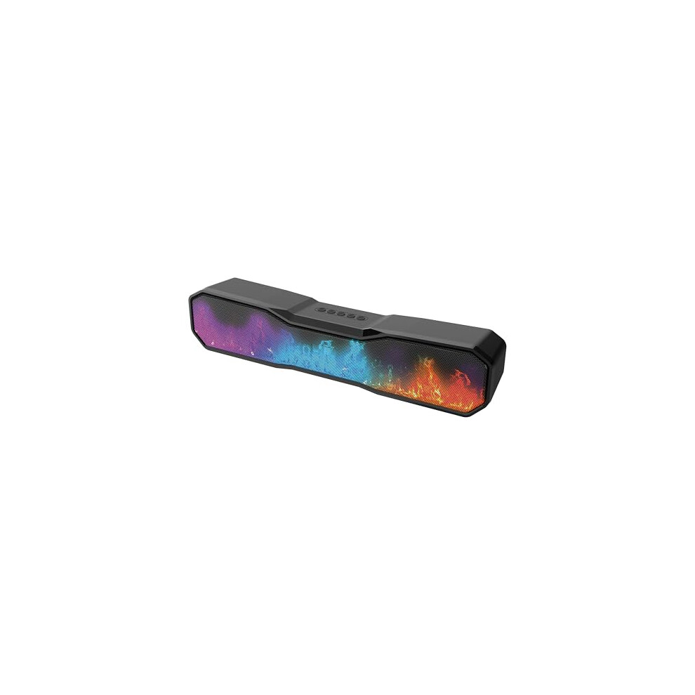 Red5 Wireless Flame Speaker Rechargable Led Colour Changing Bluetooth Soundbar 5056327918752