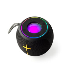 INTEMPO Aria Dolce Bluetooth Speaker – Portable Wireless Speaker, 10 W Output, Enhanced Bass, IPX4 Splashproof Design, 7 LED Light Modes, 18Hr