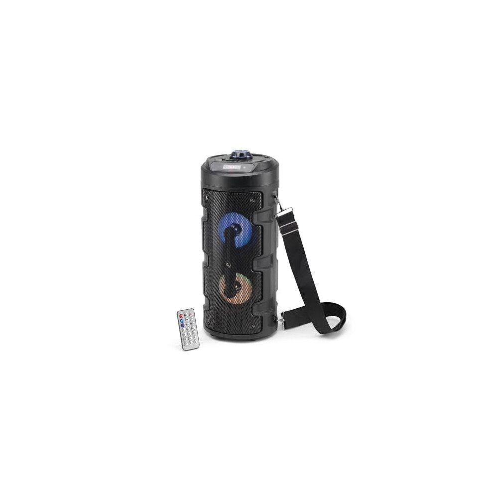 Red5 Typhoon 101 Wireless Bluetooth Rgb Led Illuminated 2400 Mah Party Speaker 5056327920571