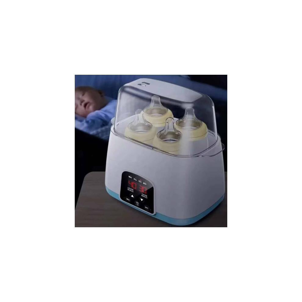 Gziztx Baby Bottle Steriliser Bottle Warmer With & Smart Temperature Control & Lcd Display | Portable Double Steriliser For Baby Bottles To