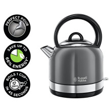 New Russell Hobbs Oslo Grey Kettle