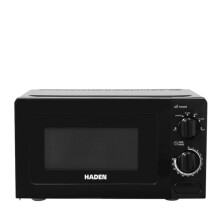 Haden Microwave, 17L, 700W, Black, 6 Power Levels, 30-Minute Timer, Defrost Function