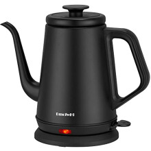 DmofwHi - Electric Gooseneck Kettle (1.0 L), 1000 Watt 304 Stainless Steel, Automatic Shut-Off, Kettle for Coffee and Tea, Matte Black