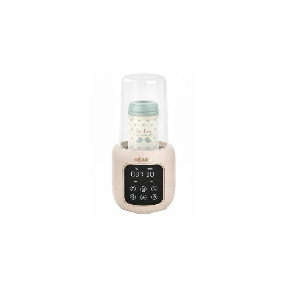 Beaba Béaba Bottle Warmer & Steriliser Multi Milk - 5-In-1 Baby Food Warmer, Heats Breast Milk And Porridge, Defrosting, Quick Mode & Sterilisation, Gentle
