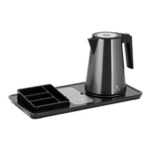 Royal Catering RC-HKS03 Kettle Coffee and Tea Station 1.2 L 1400 W Stainless Steel Black Coffee Station Tea Station