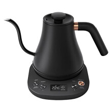 Mecity - Electric Gooseneck Kettle Pour Over Kettle Fast Heating 1 for Coffee, Tea and Formula, Auto Shut-Off, 1200W, 0.8L, Matte Black, Barista