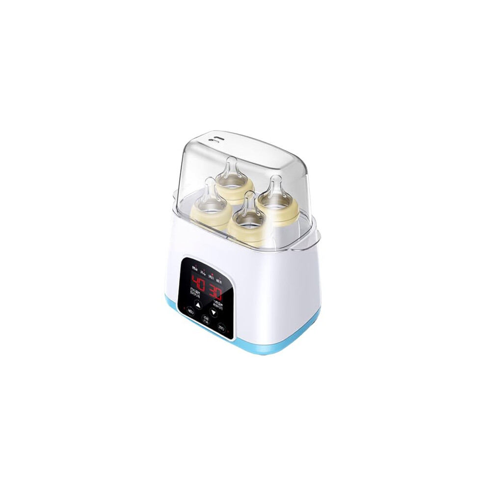 Ccarzzi Baby Bottle Warmer 6-In-1 Multifunctional Portable Bottle Steriliser With Lcd Display, Timer, Fast Baby Food Heating & Defrost In Minutes, For