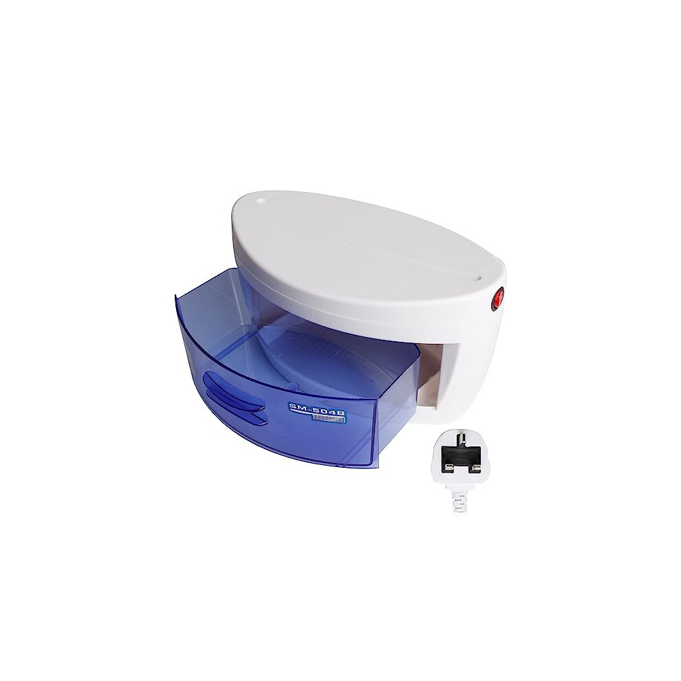Kzan Uv Sterilizer Single-Layer Drawer, Mini Disinfection Box, Portable Beauty Salon Tools Equipment, Spa Tattoo Nail Hair Tools Uv Disinfection Sterilizer