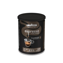 Lavazza Coffee Caffè Espresso, Arabica Roast Coffee, Bean Coffee ground, Filter Coffee, 250g Jar