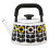 Orla Kiely Scribble Square Flower Enamel Kettle 1