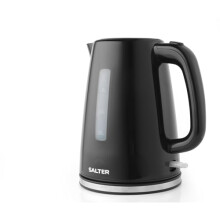 Salter EK5831BLK 1.7 L Deco Kettle – Rapid Boil, 360 Swivel Base, Removable Limescale Filter, Water Level Indicator, Modern Kettle, Boil Dry