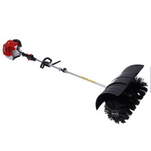 2 Stroke 1.7KW Handheld Sweeper 52cc 2.3 HP Petrol Powered Sweeper Gasoline Engine Power Broom Brush Cleaner Artificial Grass Fake Grass Collection