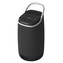GRUNDIG Bluetooth Speaker GBT Band 360, Music Box, 360 Sound, 12 Watt RMS, Up to 30 m Range, Up to 19 Hours Battery Life, DAB+ and FM Radio, AUX