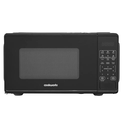700W Digital Microwave - Black