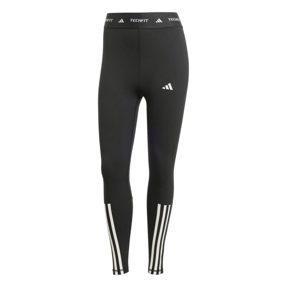 Adidas (16 Uk - 18 Uk, Black) Womens/Ladies Techfit Tights