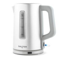 Salter Aspen Electric 1.7L Kettle - 3000W Rapid Boil, Removable Limescale Filter, Boil-Dry Sensor, 360 Swivel Base, Easy View Water Window, Electric