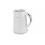 Cookworks Textures Selcey Electric Kettle, White, Chrome Handle 1