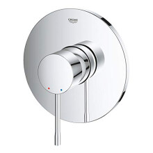 GROHE Essence Concealed Shower Mixer Trim Set (Metal Lever and Escutcheon Retroactively 6 Adjustable, 46 mm Ceramic Cartridge, without