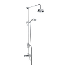 Bristan N2 SQSHXDIV C Exp Seq Chrome + RR 1901 Exposed Sequential Valve with Rigid Riser, Shower w/Kit