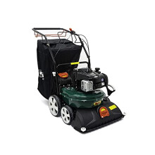 Webb WEWBVAC Walk Behind Self Propelled 196cc Petrol Vacuum, Blower & Shredder with 58cm Working Width and 150L Collection Bag - 3 Year Guarantee