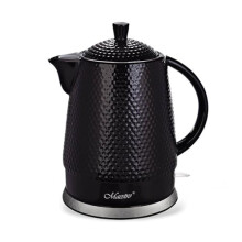 Maestro MR069 ceramic kettle, 1.5l capacity, 1500W, black, UK plug