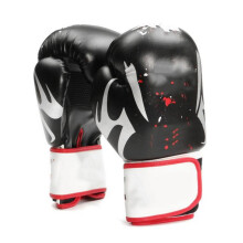Zwarte Bokshandschoenen Voor Sparring En Zak Training