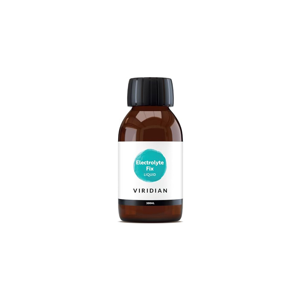 Viridian - Electrolyte Fix Liquid Â 200Ml | Concentrated Electrolyte Blend With Magnesium, Potassium & Sodium | Supports Electrolyte Balance &