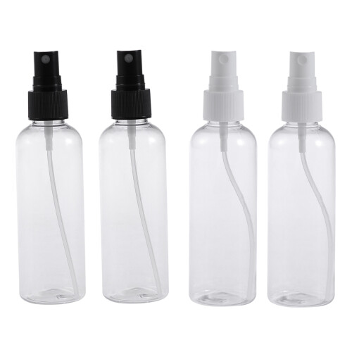 10St Zwarte Navulbare Sprayflessen Plastic Draagbaar Voor Reis