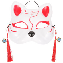 Full Face Animatie Kat Masker Japanse Stijl Cosplay Feestartikelen