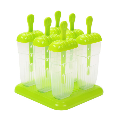 6 Stuks Je Eigen Ice Pop Groene Kleur
