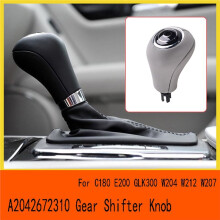 Schalthebel Handball für - C / E-Klasse GLK C180 E200 GLK300 W204 W212 W207 2007-2013 Schwarz