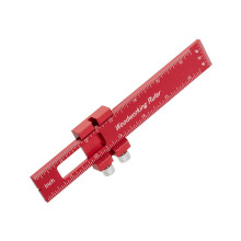 Werkzeuge für die Holzbearbeitung, Lineal, Lineal-Layout-Werkzeug, Aluminium-Präzisionslineal mit T-Schienen, Metall-Gleitstopper, 6 Zoll