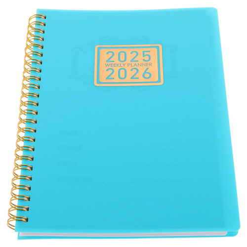 Studenten Planner 2026 Lichtgroen Compact Met Ijzer