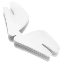 100St Gekleurde Plastic Kraagstijvers Stijlvolle Overhemdkragen