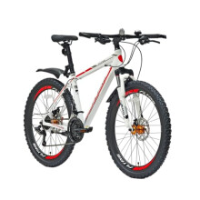 Flying Unisex's 21 Speeds Mountain bikes Bicycles Shimano Alloy Frame with Warranty, White, 26