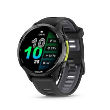 Garmin Forerunner 970, Premium GPS Running and Triathlon Smartwatch, AMOLED Display, Built-in LED Flashlight, Carbon Gray DLC Titanium with Black