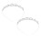 2 Stuks Haaraccessoires Bruid 14,00x11,20x1,40 Cm 1